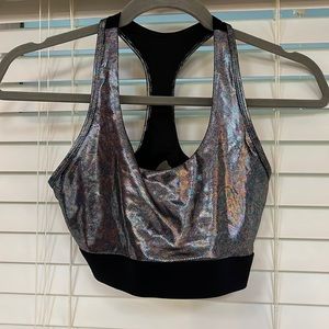 Disco sports bra